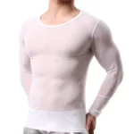 Gay Nylon Mesh Shirt Underwear Transparent 5 | PricZone
