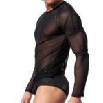 Gay Nylon Mesh Shirt Underwear Transparent 3 | PricZone