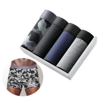Luxury Cotton Mens Boxer Set   4pcs Pack | PricZone
