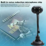 HD 4 LED USB Webcam with Microphone for Desktop  Laptop 2 | PricZone