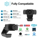 HD Webcam 1080P with Mic for PC  Laptop 6 | PricZone