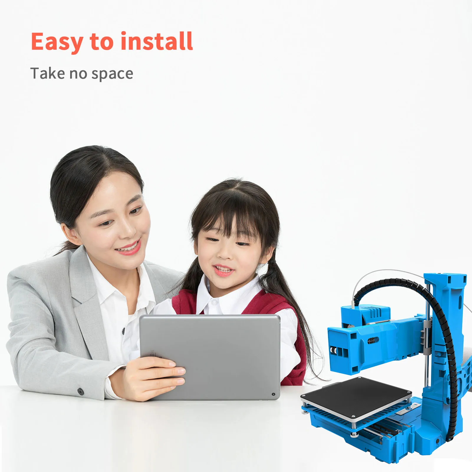 EasyThreed Mini 3D Printer for Kids 100mm³ Print 5 | PricZone EasyThreed Mini 3D Printer for Kids 100mm³ Print 5 | PricZone