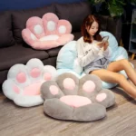 Cat Paw Plush Chair Cushion   Cute Home Decor 3 | PricZone