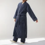 Thick Winter Mens Bathrobe with Pockets 4 | PricZone