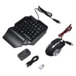 RGB One Hand Keypad  Mouse Set for Consoles 6 | PricZone