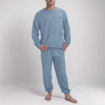 Cozy Flannel Mens Pajama Set   Winter Warm Sleepwear | PricZone