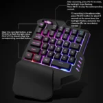 35 Key LED Backlit Gaming Keypad  Mouse Combo 4 | PricZone