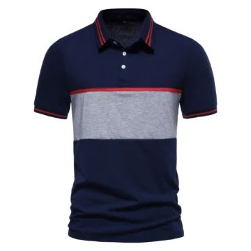 Summer Stripe Polo Shirt Slim Fit High Quality Cotton | PricZone