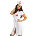 Sexy Nurse Roleplay Costume with Hat Belt 2 | PricZone Sexy Nurse Roleplay Costume with Hat Belt 2 | PricZone