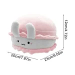Rabbit Macaron Plush Toy  Cushion 9 6 | PricZone