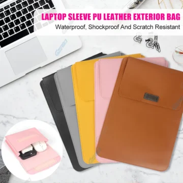 PU Leather Laptop Sleeve for MacBook  More 2 | PricZone