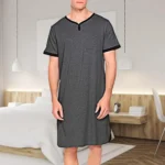 3XL Mens Comfy Pocket Nightgown Sleepwear 4 | PricZone 3XL Mens Comfy Pocket Nightgown Sleepwear 4 | PricZone
