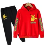 Kids Pikachu Tracksuit   Sports Set 6 | PricZone
