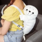 Kawaii Seal Plush Backpack for Kids 3 | PricZone