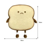 Cute Kawaii Toast Plush Pillow Soft Bedroom Decor 6 | PricZone Cute Kawaii Toast Plush Pillow Soft Bedroom Decor 6 | PricZone