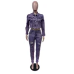 Y2K Womens Denim Jacket Pant Set 4 | PricZone Y2K Womens Denim Jacket Pant Set 4 | PricZone
