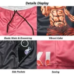 Y2K Graphic Mens Gym Shorts   Quick Dry 6 | PricZone
