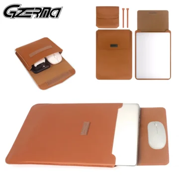 PU Leather Laptop Sleeve for MacBook  More | PricZone