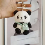 Cute Panda Keychain   Plush Car Charm 5 | PricZone