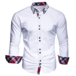 Slim Fit Mens Plaid Polo Shirt   Formal  Stylish 5 | PricZone