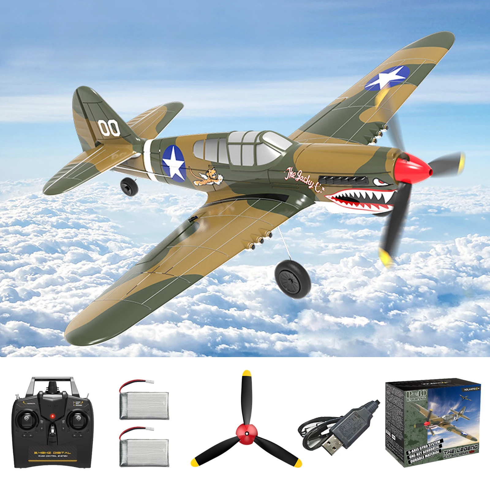 P40 RC Fighter Plane 6Axis RTF for Adults 6 | PricZone P40 RC Fighter Plane 6 Axis RTF for Adults 6 | PricZone