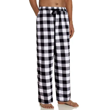 Classic Plaid Mens Pajamas with Pockets | PricZone