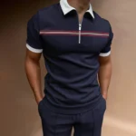 Summer Polo Shirt Solid Lapel 5 | PricZone