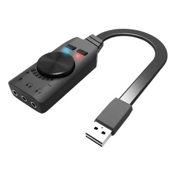 GS3 71 USB Sound Card Adapter 2021   Volume Control | PricZone