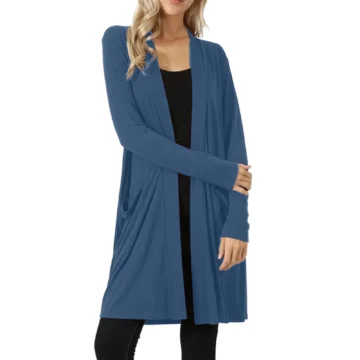 Autumn Slim Women's Long Cardigan 2