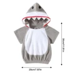 Kids Shark Hoodie Costume   Unisex Cosplay 6 | PricZone