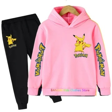 Kids Pikachu Tracksuit   Sports Set 2 | PricZone
