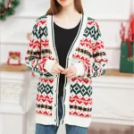 Festive Knit Cardigan for Women   Xmas Style 5 | PricZone