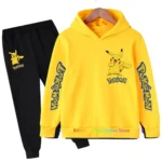 Kids Pikachu Tracksuit   Sports Set | PricZone