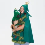 3D Christmas Tree Hooded Cape Costume 3 | PricZone