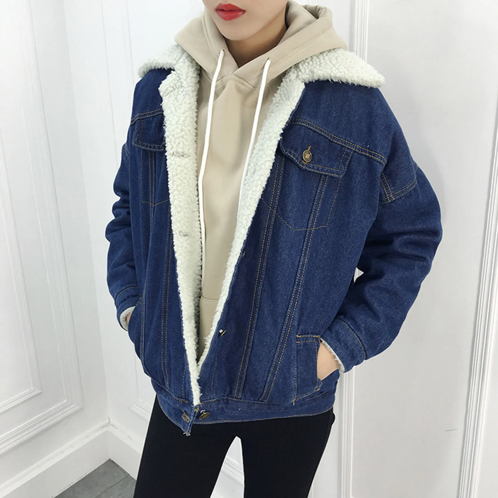 Warm Wool Denim Jacket 2023 Casual Fit 2 | PricZone Warm Wool Denim Jacket 2023 Casual Fit 2 | PricZone