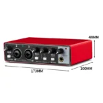 MD22 48V USB Audio Interface for Guitar 6 | PricZone