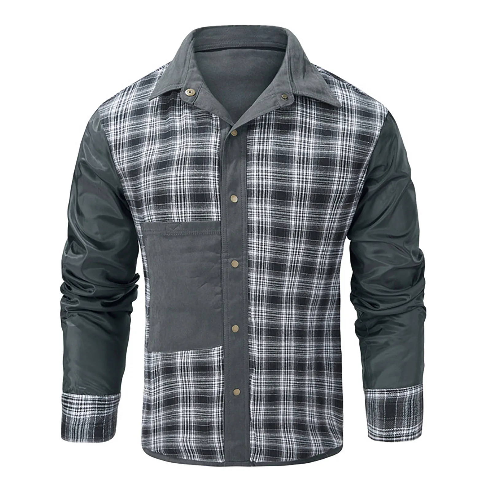 Winter Mens Plaid Bomber Jacket Warm Stylish 4 | PricZone Winter Mens Plaid Bomber Jacket Warm Stylish 4 | PricZone