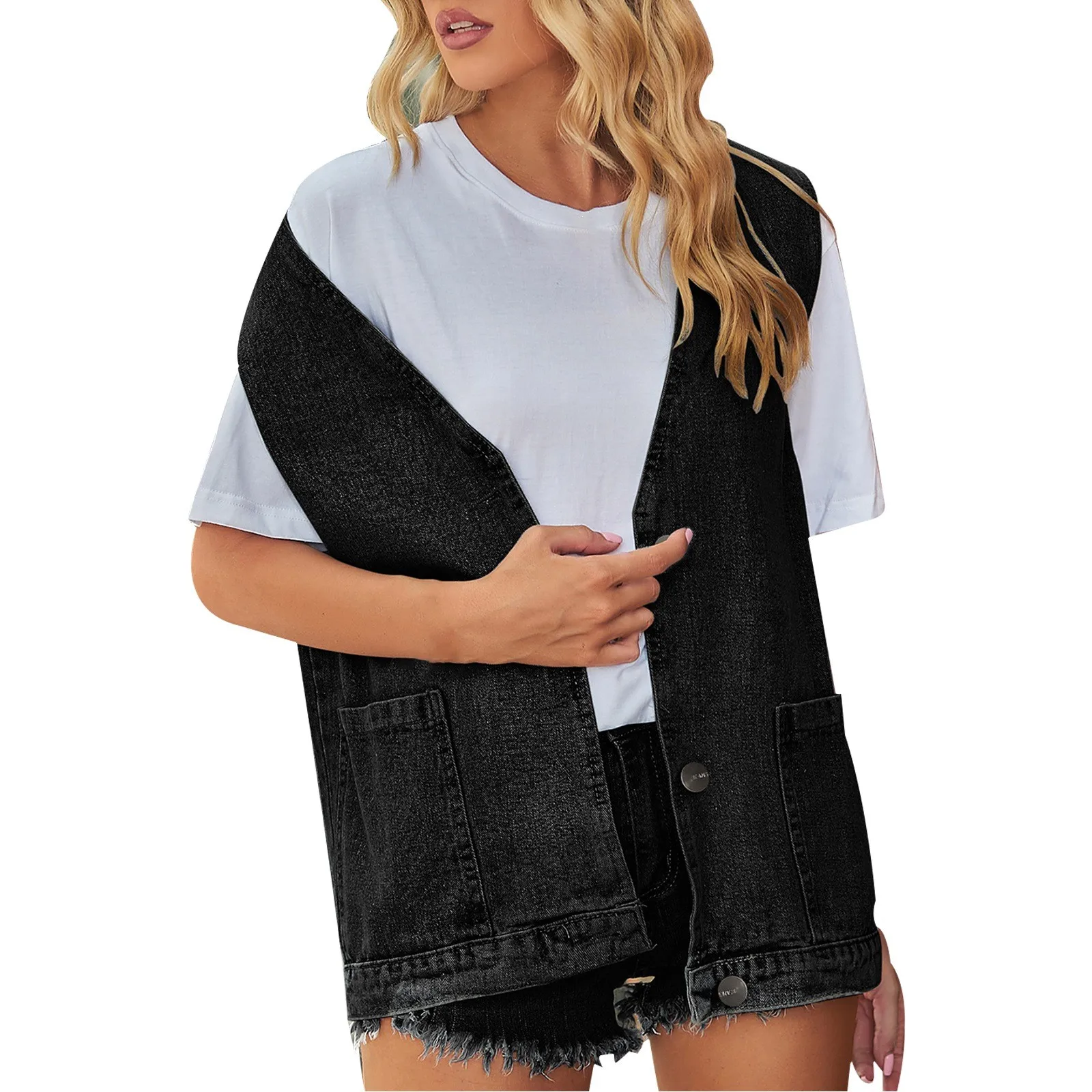Fringe Denim Vest for Women 6 | PricZone Fringe Denim Vest for Women 6 | PricZone