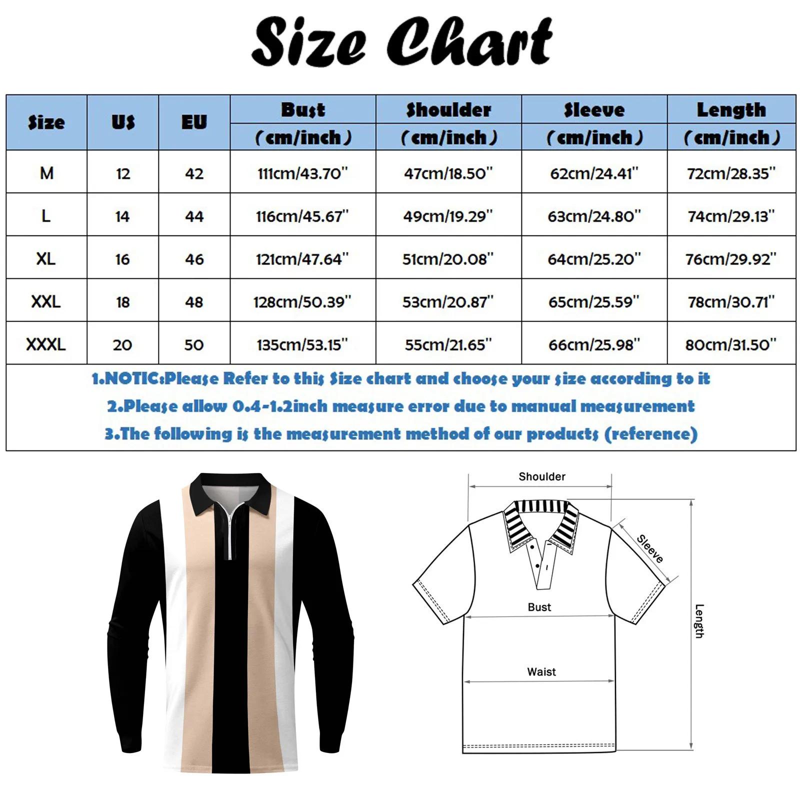 Autumn Mens Stripe Polo Shirt Casual Fit 6 | PricZone Autumn Mens Stripe Polo Shirt Casual Fit 6 | PricZone