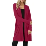 Autumn Slim Womens Long Cardigan 5 | PricZone