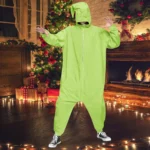 Mens Hooded Jumpsuit Onesie   Adult PJs | PricZone