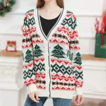 Festive Knit Cardigan for Women   Xmas Style | PricZone