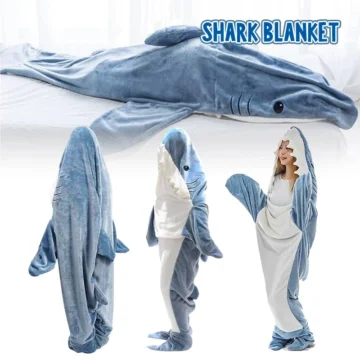 Adult Shark Hoodie Blanket   Cozy  Fun | PricZone