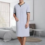 3XL Mens Comfy Pocket Nightgown Sleepwear 3 | PricZone 3XL Mens Comfy Pocket Nightgown Sleepwear 3 | PricZone
