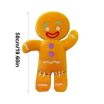 Xmas Gingerbread Plush Toy   Soft  Cuddly 6 | PricZone