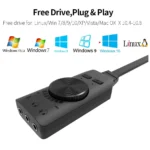 GS3 71 USB Sound Card Adapter 2021   Volume Control 3 | PricZone