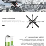 LED RC Helicopter 4CH 24G   Kids Gift 3 | PricZone