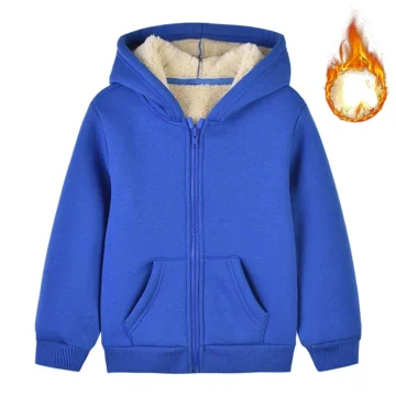 Warm Kids Fleece Hoodie 812Y Unisex 1 | PricZone Warm Kids Fleece Hoodie 8 12Y Unisex | PricZone