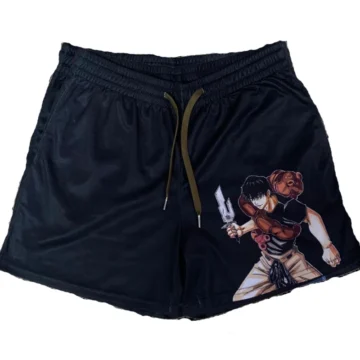 Jujutsu Kaisen Toji Mesh Gym Shorts 2 | PricZone Jujutsu Kaisen Toji Mesh Gym Shorts 2 | PricZone