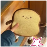 Cute Kawaii Toast Plush Pillow Soft Bedroom Decor 4 | PricZone Cute Kawaii Toast Plush Pillow Soft Bedroom Decor 4 | PricZone